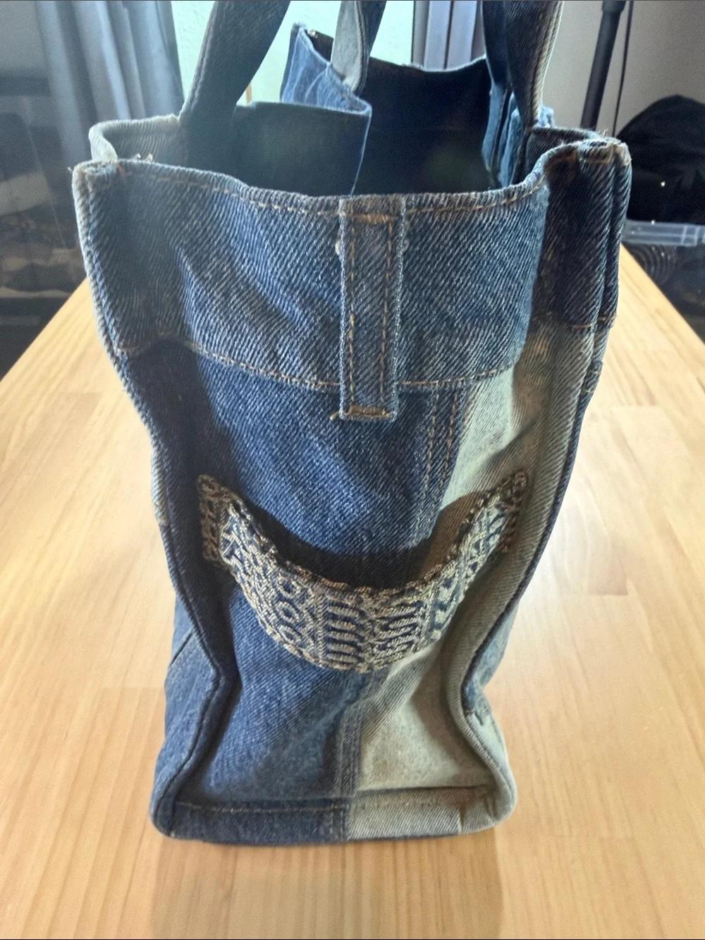 Marc Jacobs Patchwork Denim Tote Bag - Blue